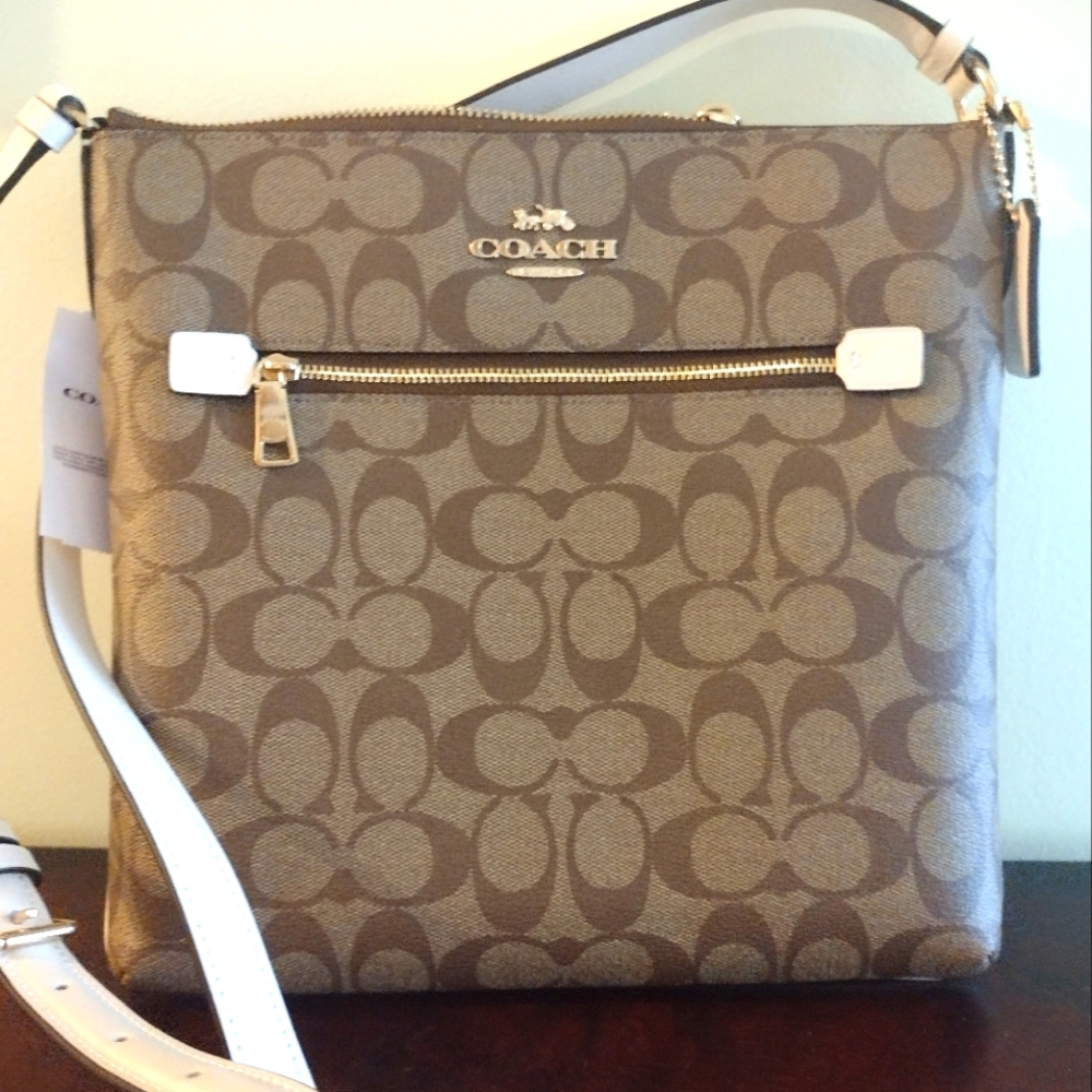 Coach Rowan File Bag in Signature Canvas